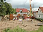 Kellerbau mit Betonfertigteilen